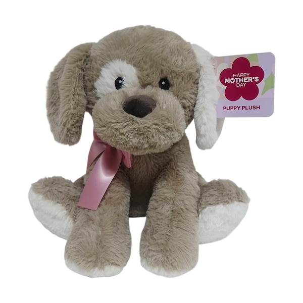 Mother's Day Plush Puppy Beige each