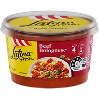 Latina Fresh Beef Bolognese Pasta Sauce Pasta Sauce