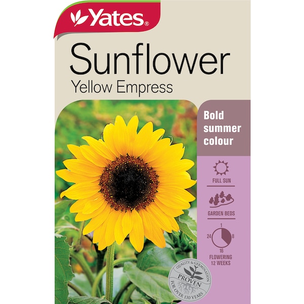 Yates Yellow Empress Sunflower Seeds each