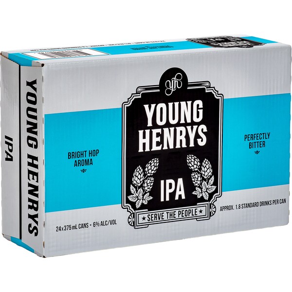 Young Henrys Summer Hop Ale Cans 375ml x 24 Case