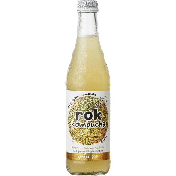 Rok Kombucha Ginger Pop 365ml
