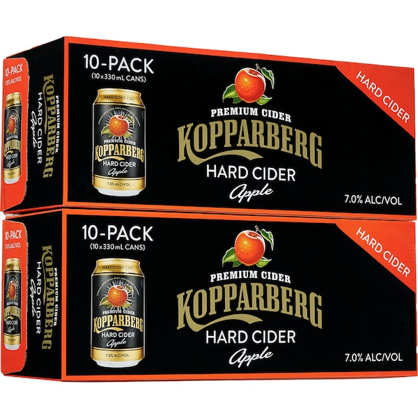 Kopparberg Hard Apple Cider Cans 330mL x 20 pack