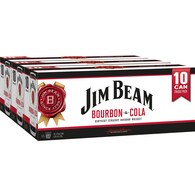 Jim Beam White Label Cola Can