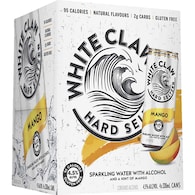 White Claw Hard Seltzer Mango Cans