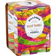 Billson's Vodka Mixed Drink Fruit Tangle Cans