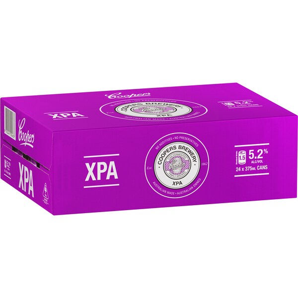 Coopers Extra Pale Ale Cans 375mL x 24 case