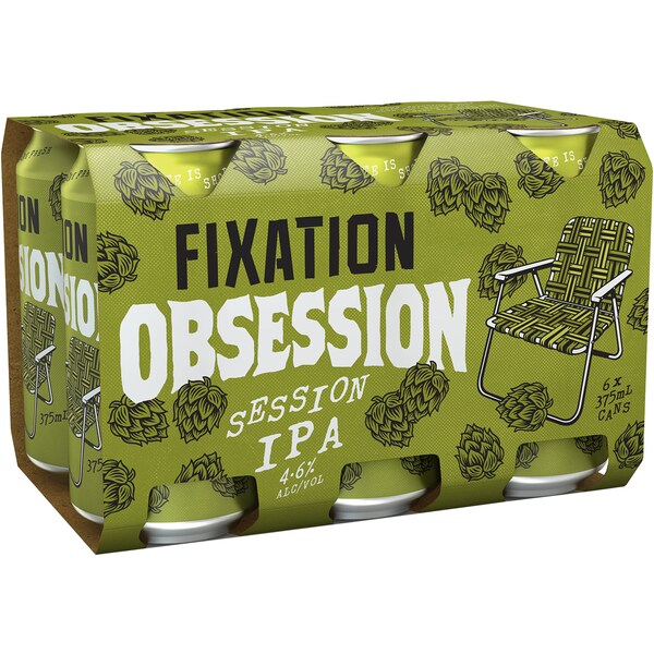 Fixation Session Ipa Cans 375ml x6 Pack