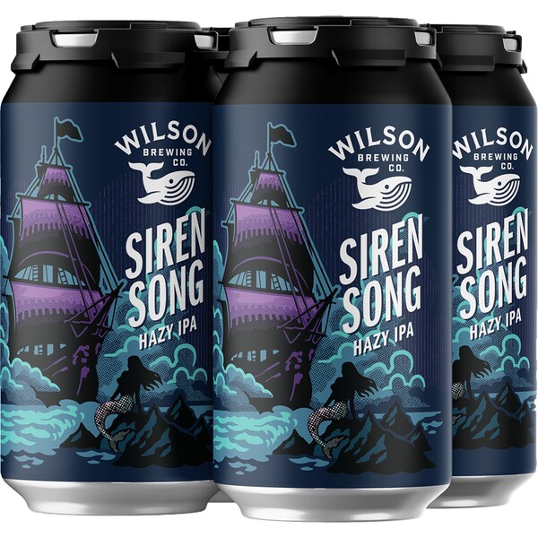 Wilson Brewing Company Siren Song Hazy Ipa Cans 375ml x 4 Pack