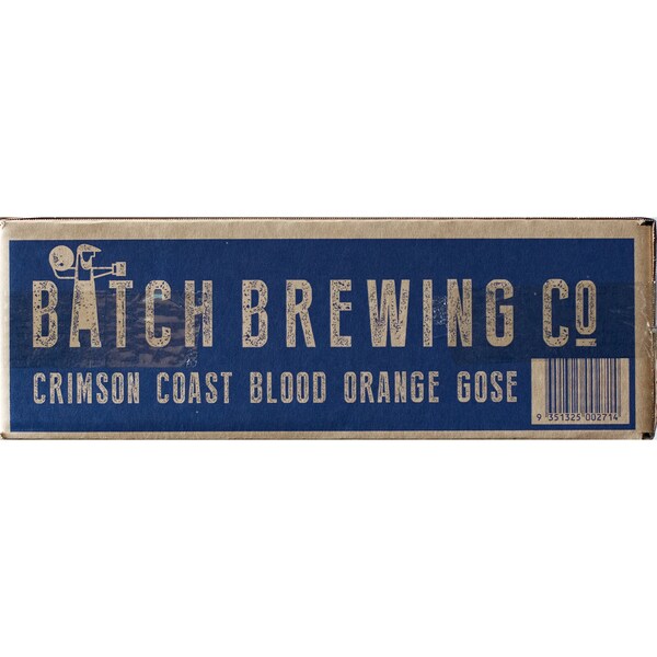 Batch Brewing Co. Crimson Coast Blood Orange Gose Cans 375ml x24 Case
