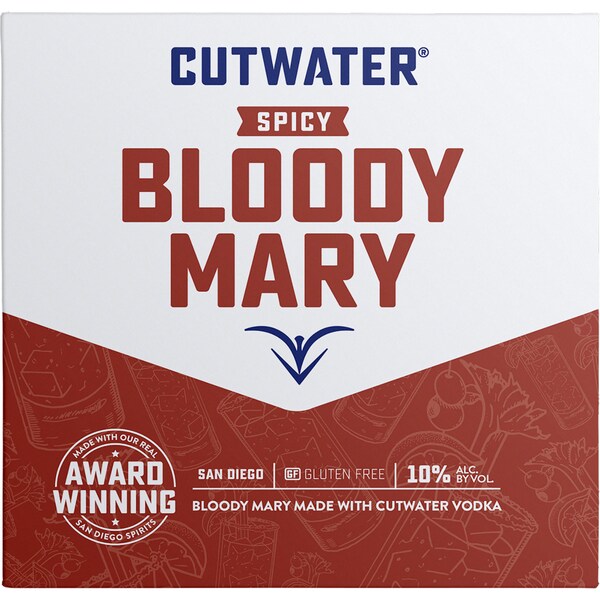Cutwater Bloody Mary Cans 355ml x 24 Case