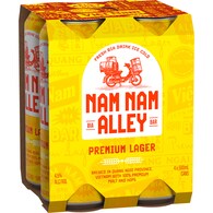 Nam Nam Alley Premium Lager Cans