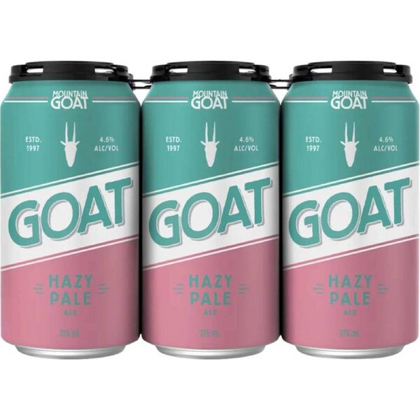 Mountain Goat Hazy Pale Ale Cans 375mL x 6 pack