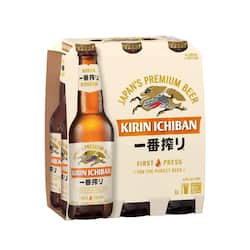 Kirin Ichiban Bottles 330mL x 6 pack