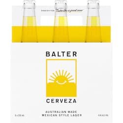 Balter Cerveza Bottle 355mL x 6 Pack