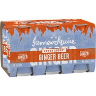 James Squire Ginger Low Sugar Cans