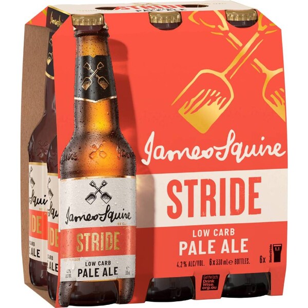 James Squire Stride Bottles 330mL x 6Pack