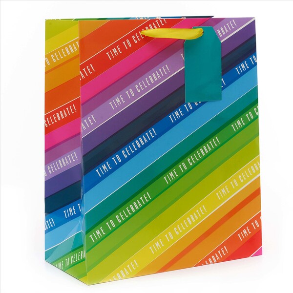 John Sands Paper Gift Bag Rainbow Each