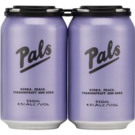 Pals Vodka Peach Passion Fruit & Soda Cans