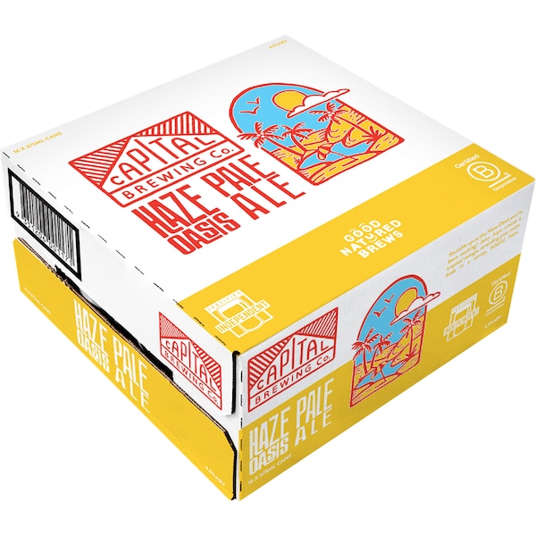 Capital Brewing Co. Oasis Hazy Pale Ale Cans 375mL x 16 pack