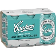 Coopers Lager Cans