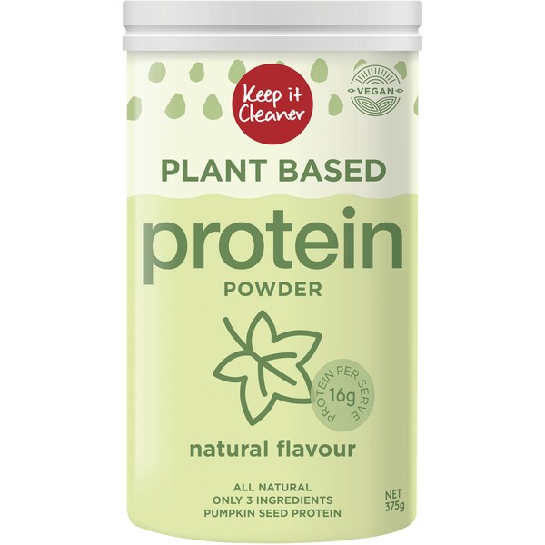Keep It Cleaner Plant Based Protein Powder Natural Flavour 375g