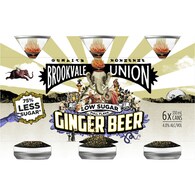 Brookvale Union Ginger Beer Low Sugar Cans