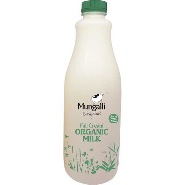 Mungalli Full Cream Organic Milk 1.5l
