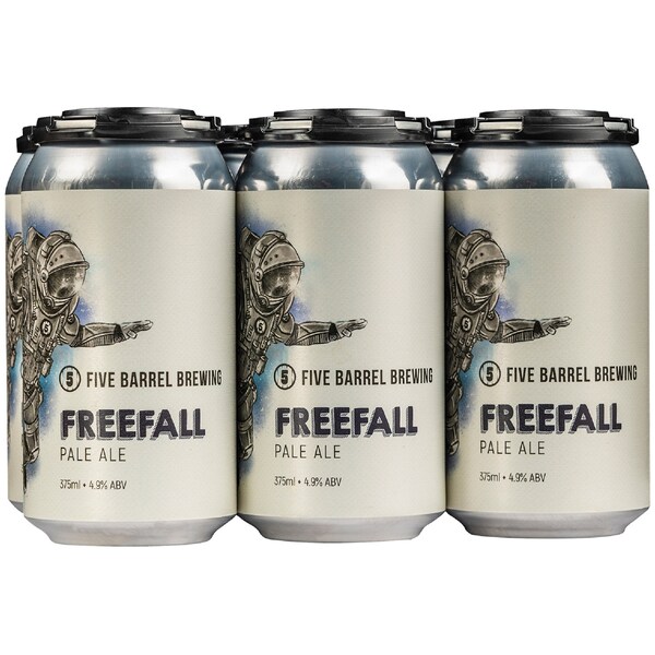 Five Barrel Brewing Freefall Pale Ale Cans 375ml x24 Case