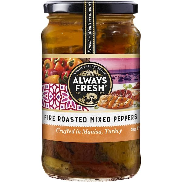 Always Fresh Mixed Grilled Peppers 290g