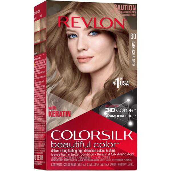 Revlon Colorsilk Beautiful Color 60 Dark Ash Blonde each