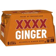 XXXX Ginger Cans