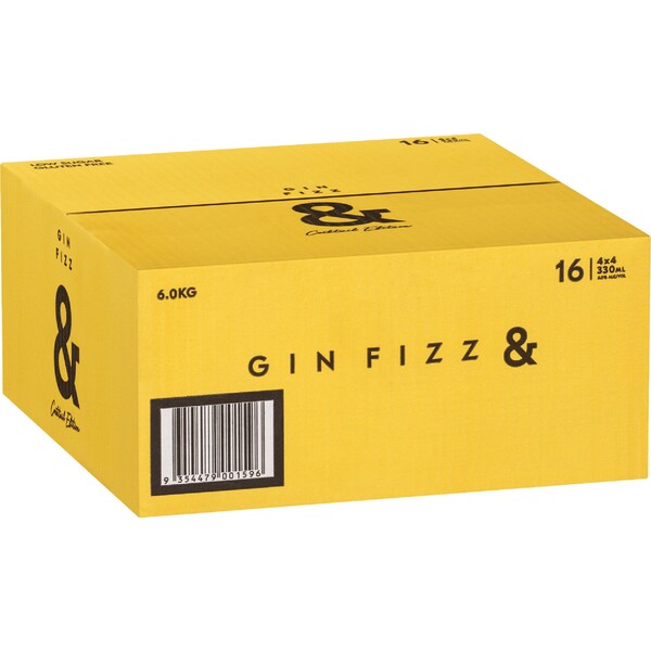 Ampersand Gin Fizz 330ml x 16 Case
