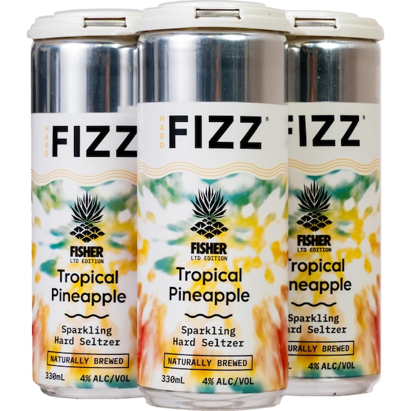 Hard Fizz Fisher Pine Seltzer 330ml x 4 Pack