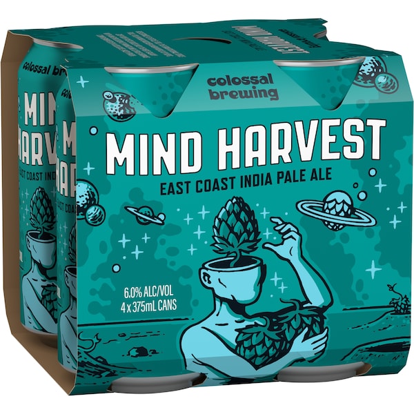 Colossal Brewing Mind Harvest Pale Ale Cans 375mL x 4 pack