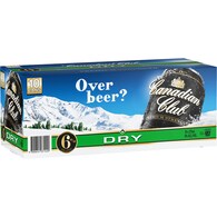 Canadian Club & Dry Premium Cans Carton