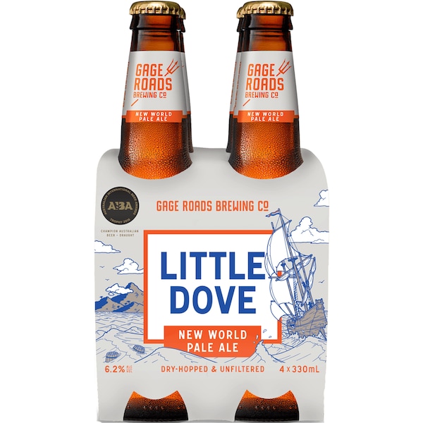 Gage Roads Little Dove New World Pale Ale Bottles 330mL x 4 pack