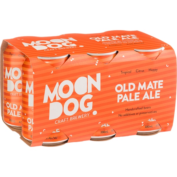 Moon Dog Old Mate Pale Ale Can 330mL x 6 Pack