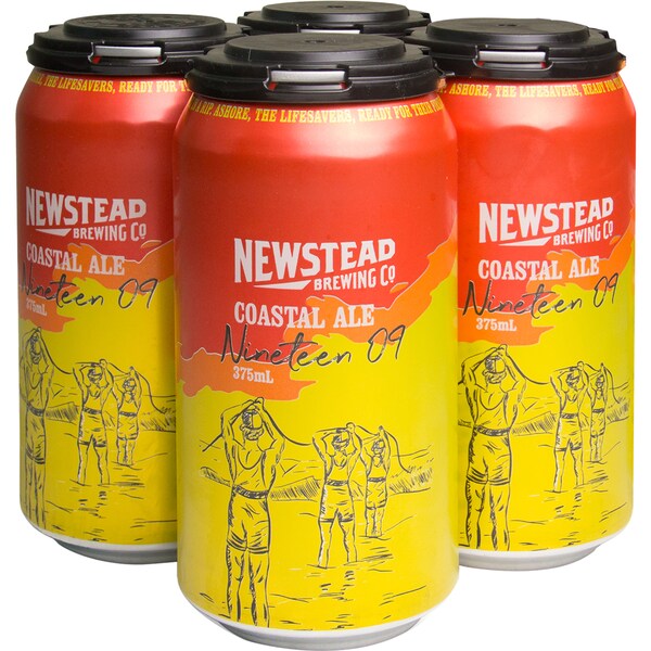 Newstead Brewing Co. Coastal Ale Cans 375mL x 4 pack