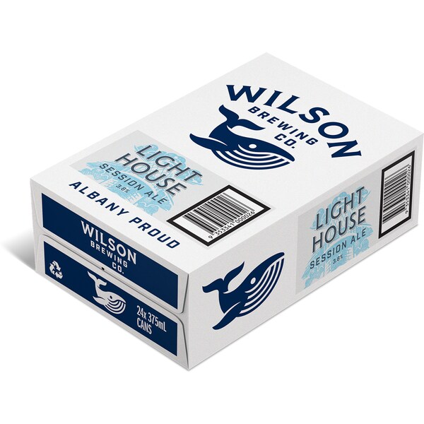 Wilson Light House Session Ale Cans 375mL x24 Case