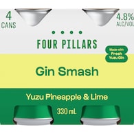 Four Pillars Gin Smash Yuzu Pineapple Lime Cans