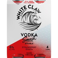 White Claw Vodka Smash Strawberry Guava Cans