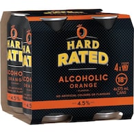 Hard Rated Orange Vodka Cans