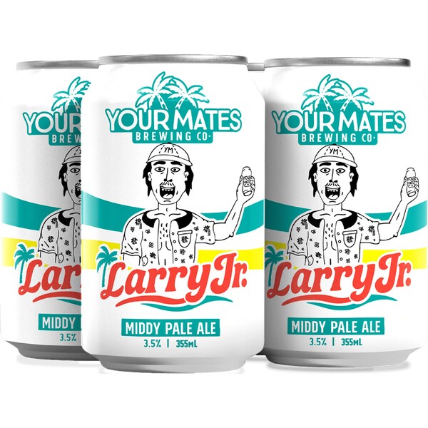 Your Mates Brewing Co. Larry Junior Pale 355mL x 4 pack