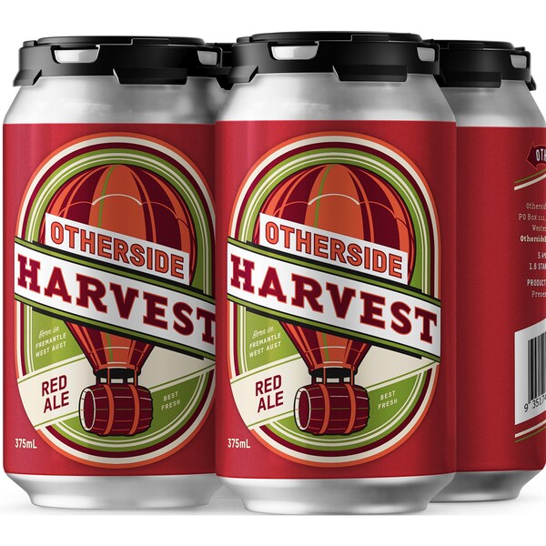 Otherside Red Ale Cans 375ml x4 Pack