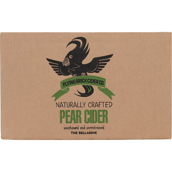 Flying Brick Cider Co. Pear Cider Bottles 330mL x 24 case