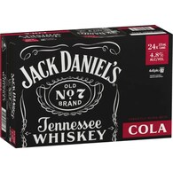 Jack Daniel's Whiskey Cola Can
