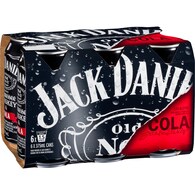 Jack Daniel's Whiskey Cola Cans
