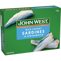 John West Wild Caught Sardines In Springwater