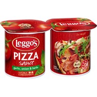 Leggo's Pizza Sauce Double Concentrate Garlic Onion & Herbs Tub