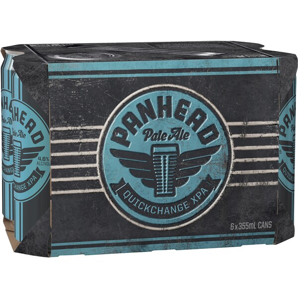 Panhead Quickchange Extra Pale Ale Cans 355mL x 6 pack